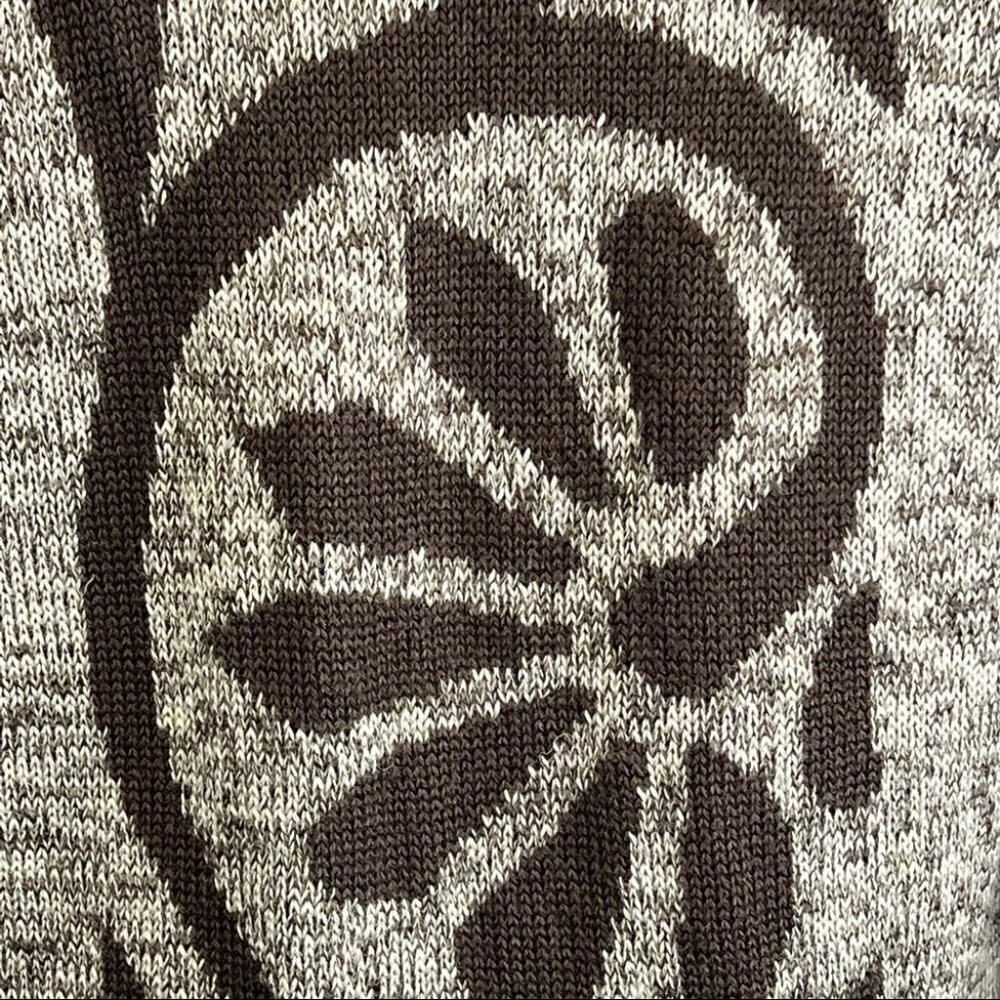 ETERNAL SUNSHINE CREATIONS Boho Print Wool Blend Open Cardigan P - Picture 6 of 11